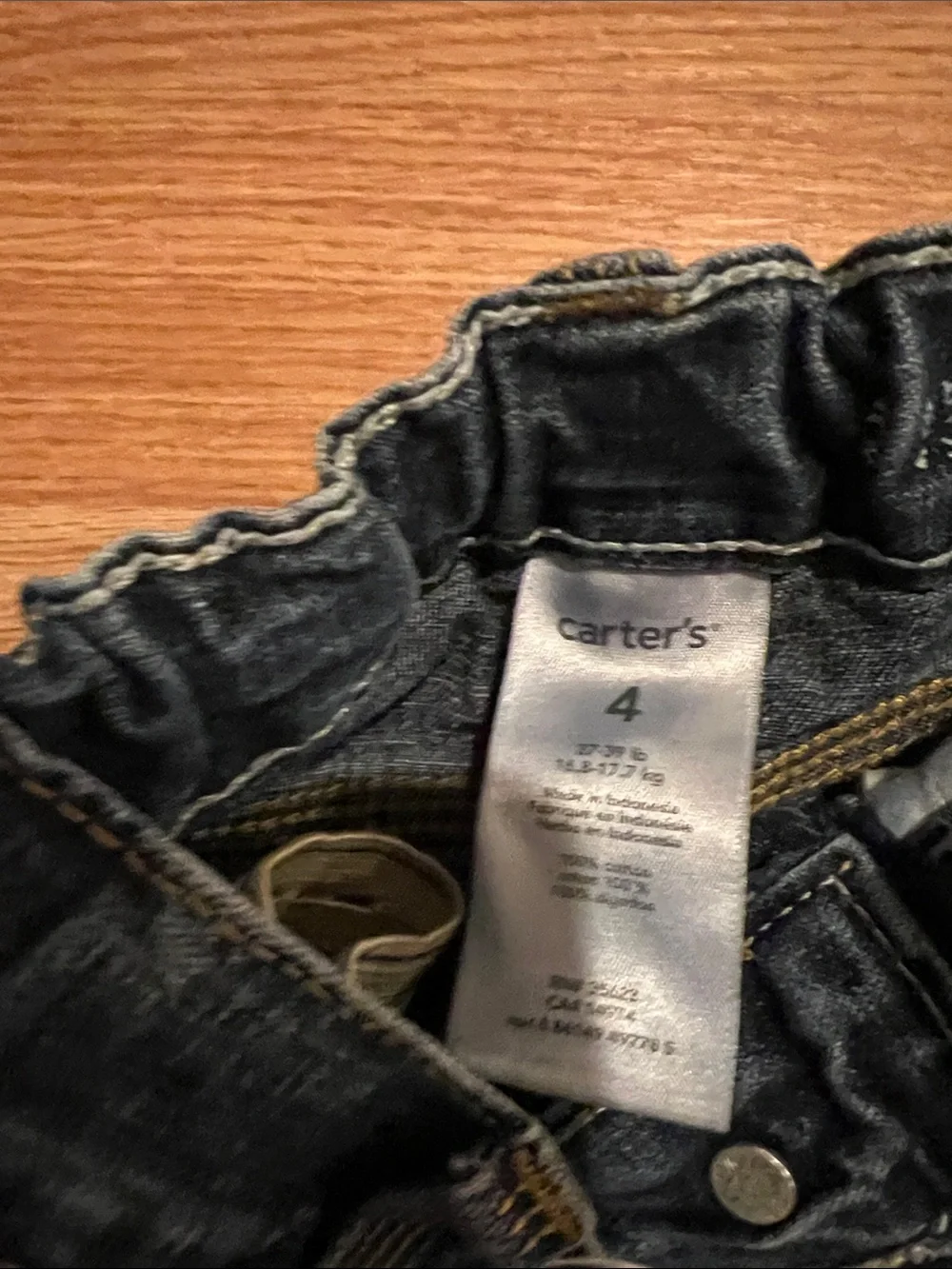 Carter's Dark Blue Denim Jeans for Kids